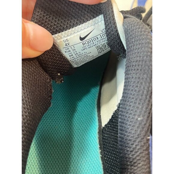 Nike Air Max 270 React (GS) “Oracle Aqua Blue” Size 4Y - Picture 9 of 12